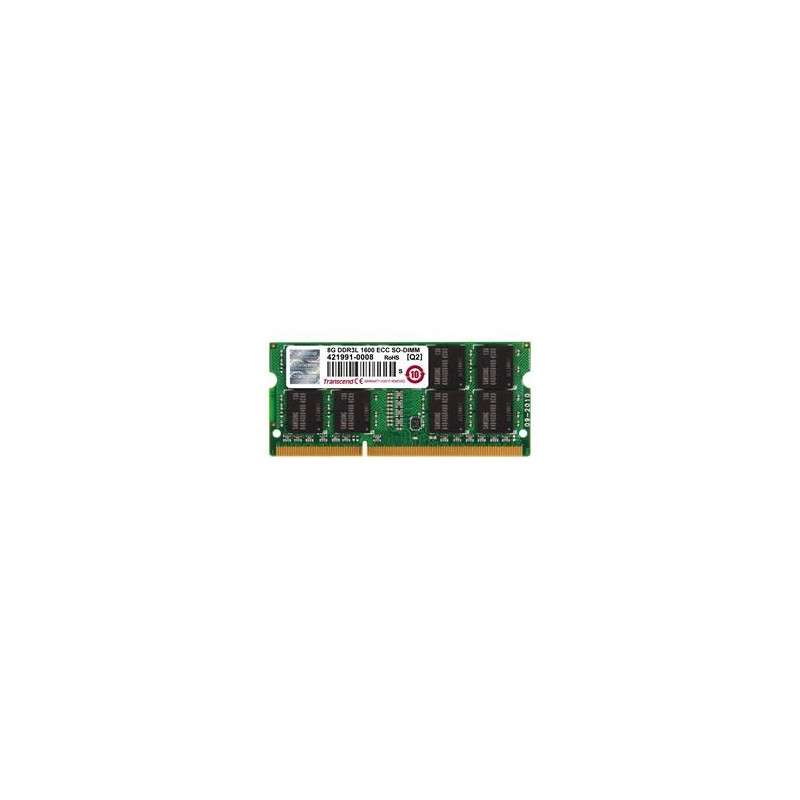 Transcend paměť SODIMM DDR3 8GB 1600MHz, 2Rx8, CL11