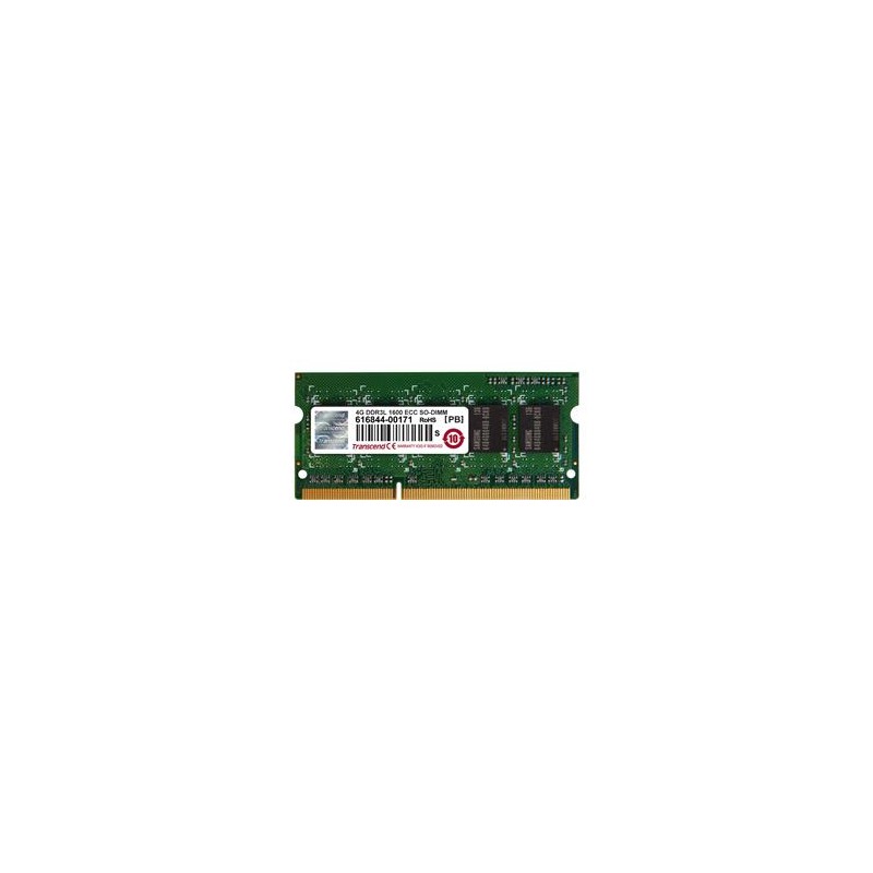 Transcend paměť SODIMM DDR3 4GB 1600MHz, 1Rx8, CL11