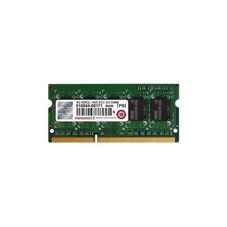 Transcend paměť SODIMM DDR3 4GB 1600MHz, 1Rx8, CL11
