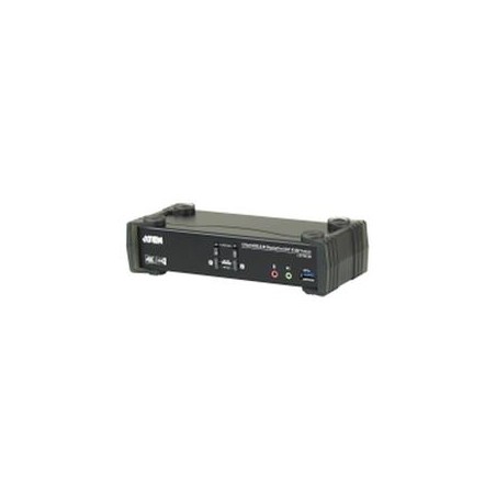 ATEN 2-Port USB3.0 4K DisplayPort KVMP Switch with Built-in MST Hub