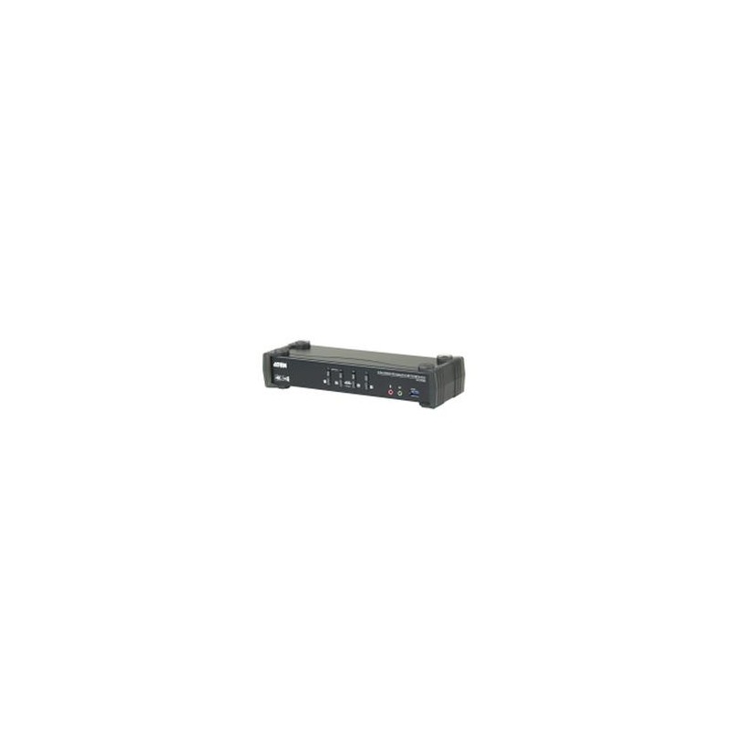 ATEN 4-Port USB3.0 4K DisplayPort KVMP Switch with Built-in MST Hub