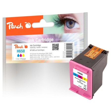 PEACH kompatibilní cartridge HP No.650, CZ102AE, 7.1 ml, barevná