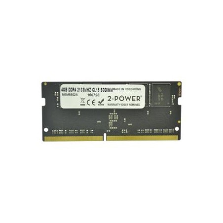 2-Power 4GB PC4-17000S 2133MHz DDR4 CL15 Non-ECC SoDIMM 1Rx8 ( 1,2V DOŽIVOTNÍ ZÁRUKA)