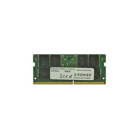 2-Power 16GB PC4-17000S 2133MHz DDR4 CL15 Non-ECC SoDIMM 2Rx8 (DOŽIVOTNÍ ZÁRUKA)