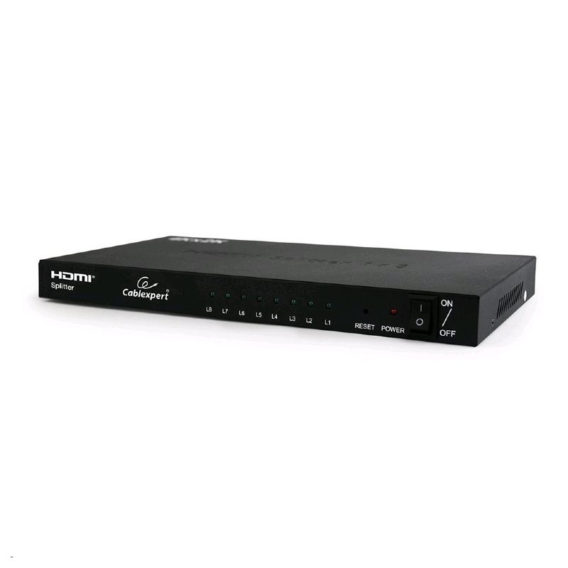 GEMBIRD Dat přepínač HDMI splitter, rozbočovač 8 cest