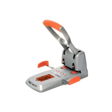 Rapid Velkokapacitní děrovačka Supreme HDC150, 150 listů, stříbrná/oranžová