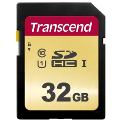 Transcend 32GB SDHC 500S (Class 10) UHS-I U1 (Ultimate) MLC paměťová karta, 95 MB/s R, 60 MB/s W