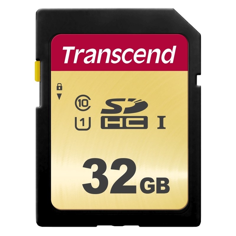 Transcend 32GB SDHC 500S (Class 10) UHS-I U1 (Ultimate) MLC paměťová karta, 95 MB/s R, 60 MB/s W
