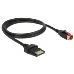 Delock PoweredUSB kabel samec 24 V 8 pin samec 1 m pro POS tiskárny a terminály
