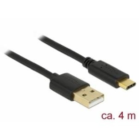 Delock USB 2.0 kabel Typ-A na Type-C 4 m