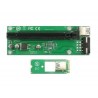Delock Riser Card M.2 Key B+M PCI Express x16 s 30 cm USB kabelem
