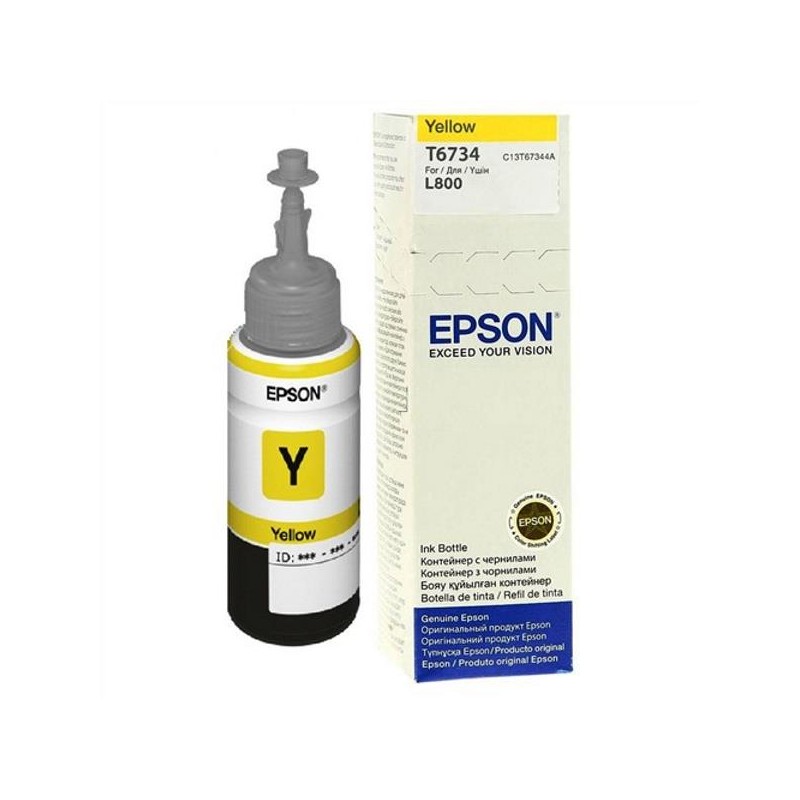 EPSON ink bar T6734 Yellow ink container 70ml pro L800/L1800, FOTO 1900 stran
