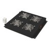 Digitus Roof ventilation unit for Unique network & Dynamic, Basic, 4 fans, thermostat, switch, 552 m3/h, color black (RA