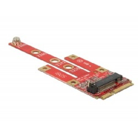 Delock Převodník Mini PCIe M.2 Key B slot + Micro SIM slot