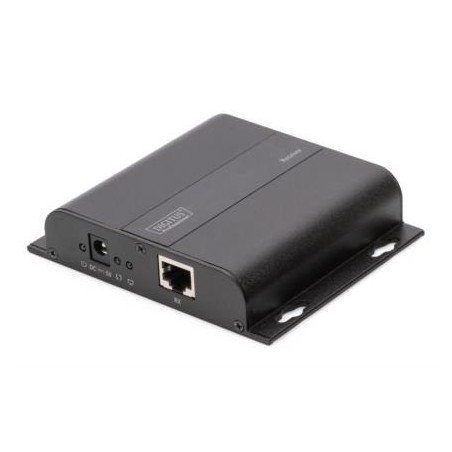 DIGITUS 4K HDMI Extender přes IP, 4K*2K@30 Hz přes síťový kabel (CAT 5 / 5e / 6/7), přijímací jednotka