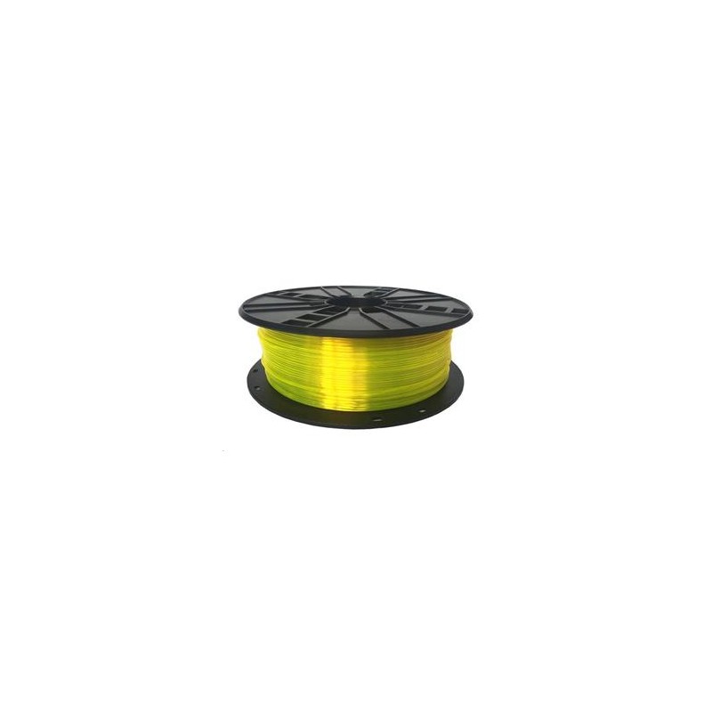 GEMBIRD Tisková struna (filament), PETG, 1,75mm, 1kg, žlutá