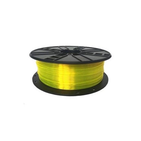 GEMBIRD Tisková struna (filament), PETG, 1,75mm, 1kg, žlutá