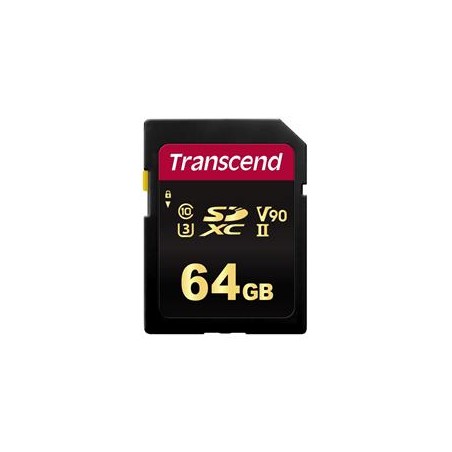 Transcend 64GB SDXC 700S (Class 10) UHS-II U3 V90 MLC paměťová karta, 285 MB/s R, 180 MB/s W
