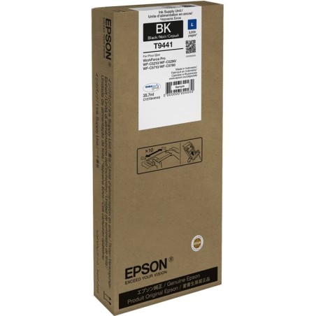 EPSON ink čer WF-C5xxx Series Ink Cartridge L Black 35,7 ml, ČB 3000 stran