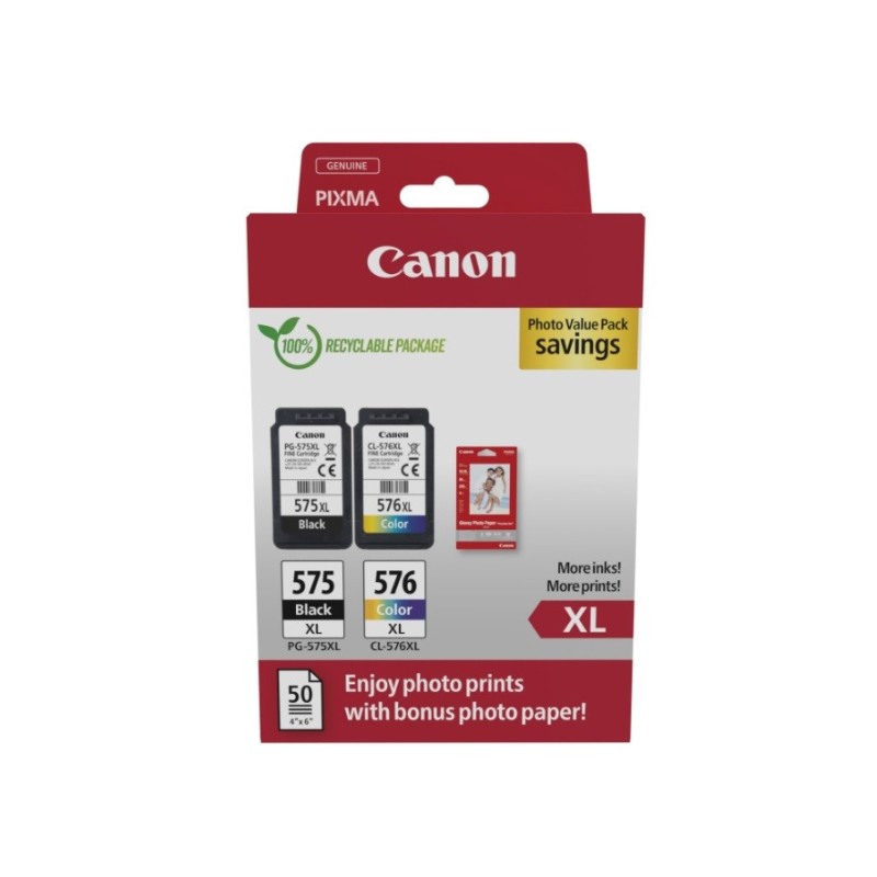 Canon CARTRIDGE PG-575XL/CL-576XL PVP pro PIXMA TS355xi, TR475xi (300-400 str.)