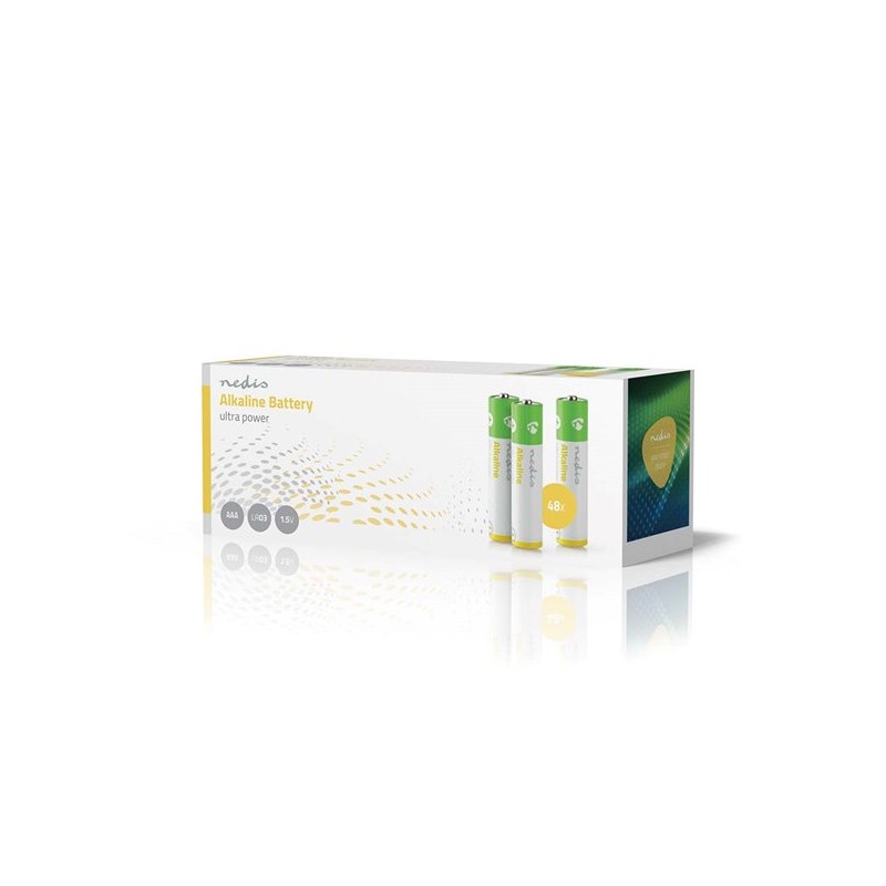 Nedis BAAKLR0348BX - Alkalická Baterie AAA | 1.5 V | 48 kusů | Box