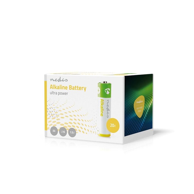 Nedis BAAKLR620BX - Alkalická Baterie AA | 1.5 V | 20 kusů | Box