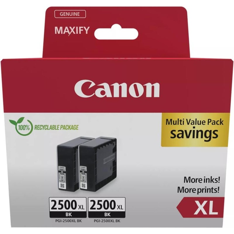 Canon CARTRIDGE PGI-1500 BK/C/M/Y MULTI-PACK pro MAXIFY MB2050, MB215x, MB2350, MB275x (300 str.)