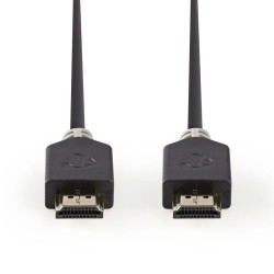 Nedis CVBW34000AT20 - Kabel High Speed HDMI s Ethernetem | Konektor HDMI - Konektor HDMI | 2 m | Antracit