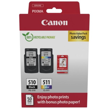 Canon CARTRIDGE PG-510/CL-511 PVP pro PIXMA iP2700, MP230, 240, 250, 260, MP49x, MX320, 330 (220 str.)