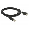 Delock Kabel RJ45 samec RJ45 samec se šroubky Cat.6 SSTP 2 m