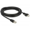 Delock Kabel RJ45 samec RJ45 samec se šroubky Cat.6 SSTP 3 m