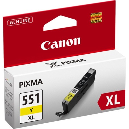 Canon CARTRIDGE CLI-551Y XL žlutá pro Pixma iP, Pixma iX, Pixma MG a Pixma MX 6850, 725, 7250, 925, 8750, 5450, 5550, 5650