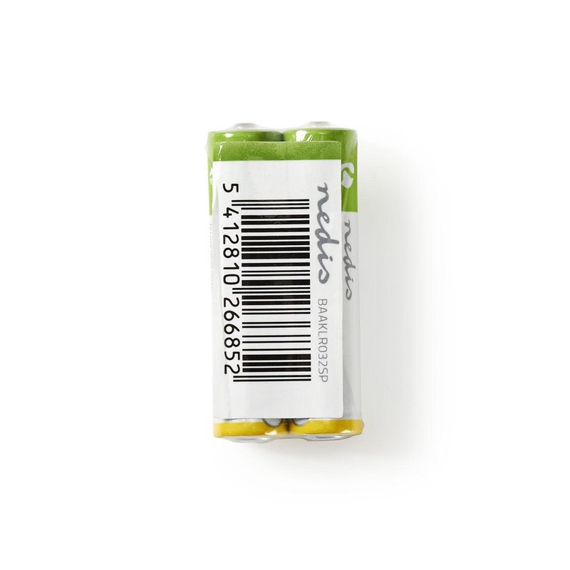 Nedis BAAKLR032SP - Alkalická Baterie AAA | 1.5 V | 2 kusů | Balení ve fólii