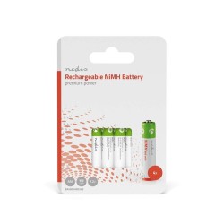 Nedis BANM9HR034B - Dobíjecí Ni-MH Baterie AAA | 1.2 V | 950 mAh | 4 kusy | Blistr