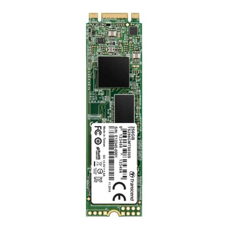 TRANSCEND MTS830S 256GB SSD disk M.2, 2280 SATA III 6Gb/s (3D TLC), 530MB/s R, 400MB/s W