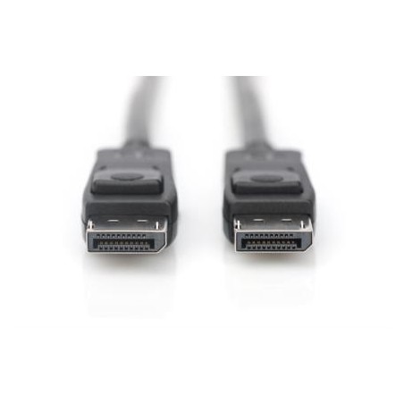 DIGITUS Připojovací kabel DisplayPort, DP M / M, 1,0 m, Ultra HD 8K, verze 1.3 / 1.4, bl