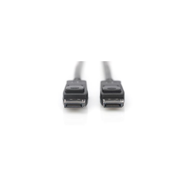 DIGITUS Připojovací kabel DisplayPort, DP M / M, 2,0 m, Ultra HD 8K, verze 1.3 / 1.4, bl