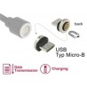 Delock Magnetický adaptér USB Typ Micro-B samec
