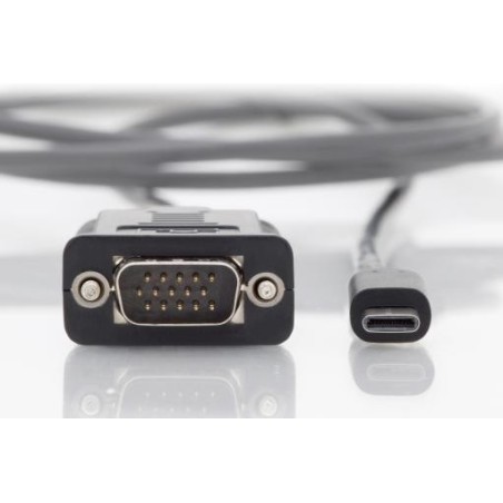 DIGITUS USB Type-C adapter cable, Type-C to VGA