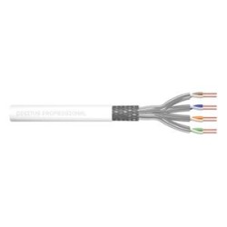 DIGITUS Instalační kabel CAT 7 S-FTP, 305 m, krabice, AWG 26/1, 600 MHz, Dca, LSZH-3, barva RAL9003