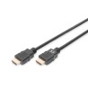 DIGITUS Vysokorychlostní propojovací kabel HDMI, typ A St / St, 2,0 m, s Ethernetem, Ultra HD 60p, zlatý, černý