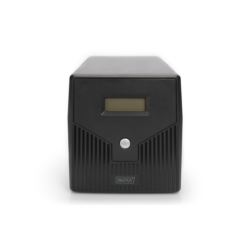 DIGITUS Professional Line-Interactive UPS, 1000VA / 600W 12V / 7Ah x2 baterie, 4x CEE 7/7, AVR, USB, RS232, RJ11 / RJ45, LCD