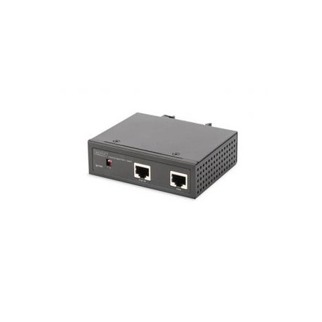 Digitus Průmyslový Gigabit PoE++ Splitter,802.3bt volitelný výstupní výkon:12VDC,16VDC,24VDC,48VDC, Provozní teplota: -40o až