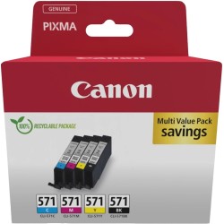 CANON CARTRIDGE CLI-571 C/M/Y/BK MULTI-PACK pro PIXMA MG575x, MG685x, MG775x, TS505x, TS605x, TS805x, TS905x (297 str.)
