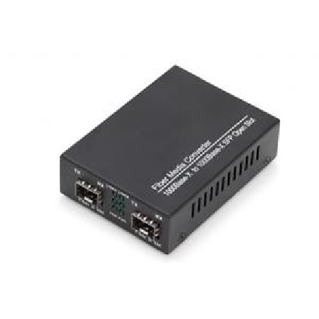 DIGITUS Professional Gigabit Multimode/Singlemode Media Converter SFP