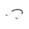 DIGITUS HDMI 2.0 Keystone Jack pro DN-93832, kabel 12 cm, čistě bílá (RAL 9003)HDMI 2.0 Keystone Jack pro DN-93832, kabel 12