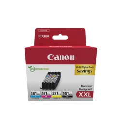 Canon CARTRIDGE CLI-581XXL C/M/Y/BK MultiPack pro PIXMA TS615x, TS625x, TS635x, TS815x, TS825x, TS8350 (600 str.)