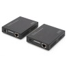 DIGITUS Sada 4K HDMI Extender, HDBaseT, UHD 4K * 2K @ 60 Hz, 100 m po síťovém kabelu (kat. 6, 6a, 7)