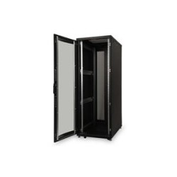 Digitus 36U serverový stojan, Unique Series, ocelové přední dveře 1785x600x1000 mm s plexi sklem, černé (RAL 9005)