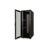 Digitus 36U serverový stojan, Unique Series, ocelové přední dveře 1785x600x1000 mm s plexi sklem, černé (RAL 9005)